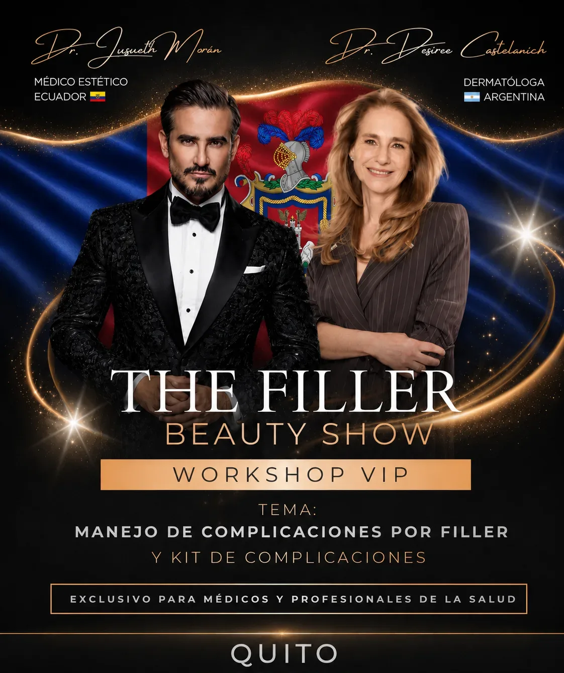 Manejo de complicaciones por fillers y kit de complicaciones - Dr. Morán J., Dra. Castellanich D. | 25 Julio - Quito, EC.